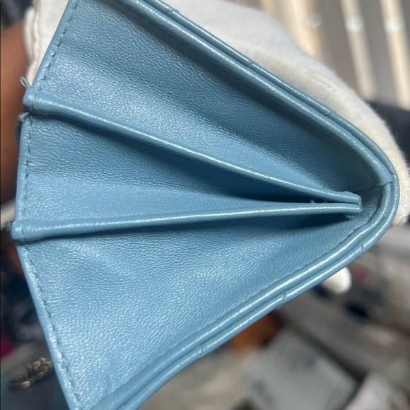 Chanel WOC Trendy Chevron CC blue crossbody bag with the box - Picture 11 of 17